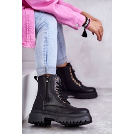 Botas Mujer Piel Abrigadas Dorchen Negras negro 9