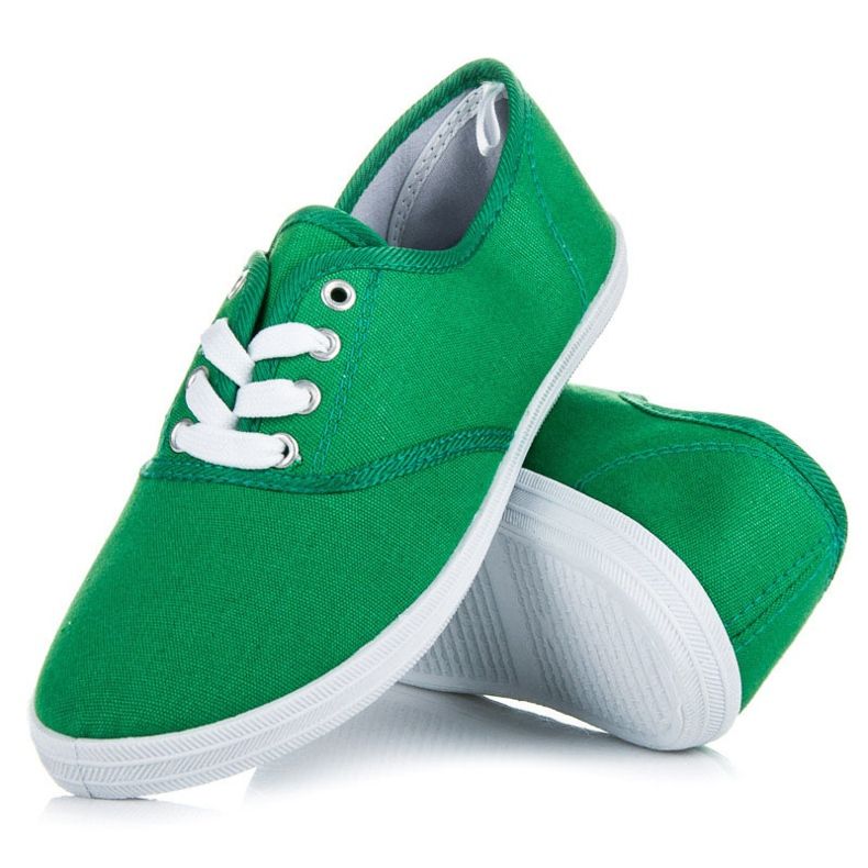 Zapatillas New Age con cordones verde 1