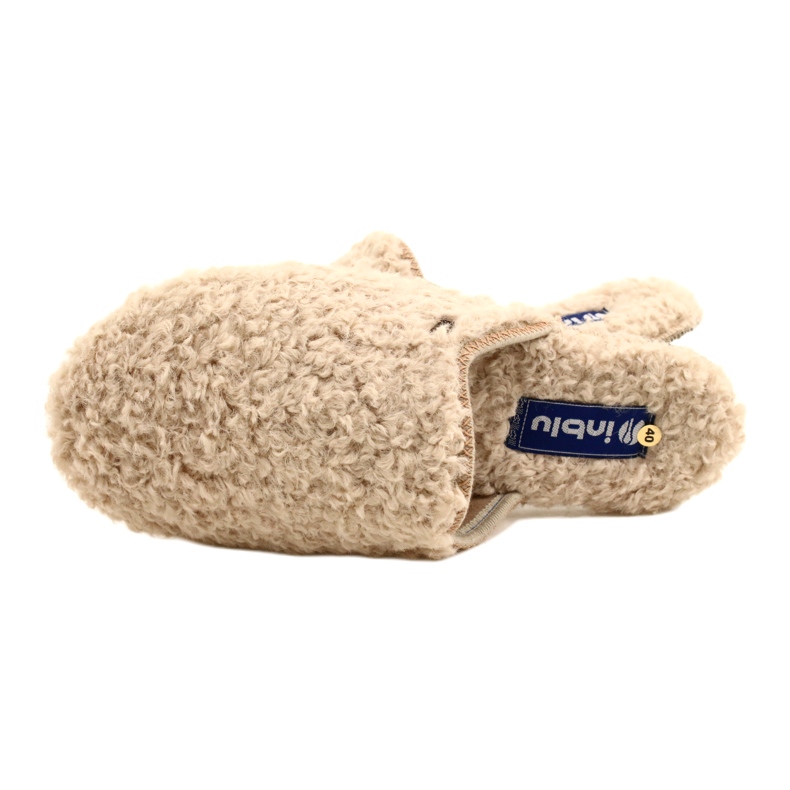 Pantuflas de mujer Inblu 155D126 beige 6