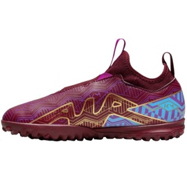 Nike Zoom Mercurial Vapor 15 Academy Km Tf Jr DV0737 694 zapatos de fútbol rojo 2