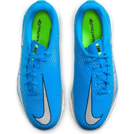 Calzado de fútbol Nike Phantom Gt Academy Tf Jr CK8484 400 azul azul 5