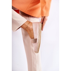 Alpargatas Slip-On De Mujer Con Circonitas Rosas 4