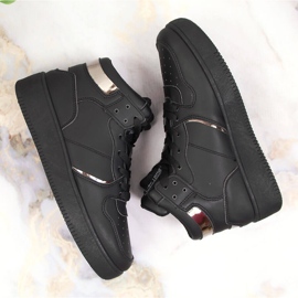 Zapatos deportivos altos NEWS negros 5