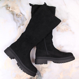 Negro Botas con aislamiento de mujer eVento EVE369A 1