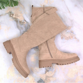 Botas cálidas mujer beige workery eVento EVE369B 1 Botas cálidas mujer beige workery eVento EVE369B 1