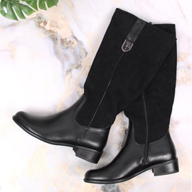 Botas negras con aislamiento para mujer Jezzi JEZ367A negro 1