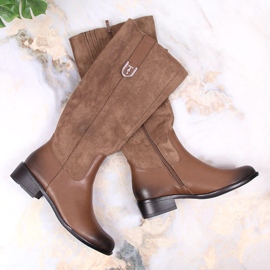 Botas cálidas marrones mujer Jezzi JEZ367B marrón 1
