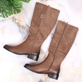 Botas cálidas marrones mujer Jezzi JEZ367B marrón 2