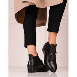 Botas mujer tacón Jodhpur Vinceza negro 1