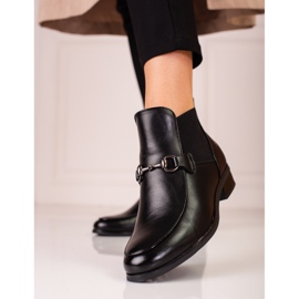 Botas mujer tacón Jodhpur Vinceza negro 2