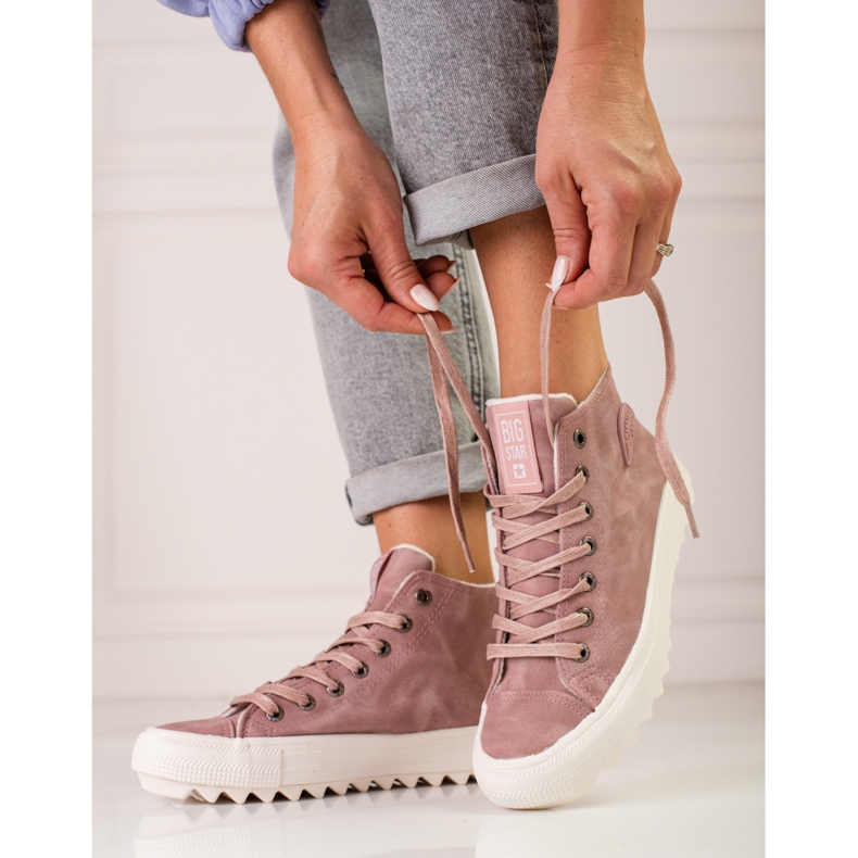 Zapatillas de mujer Big Star EE274113 rosado 1