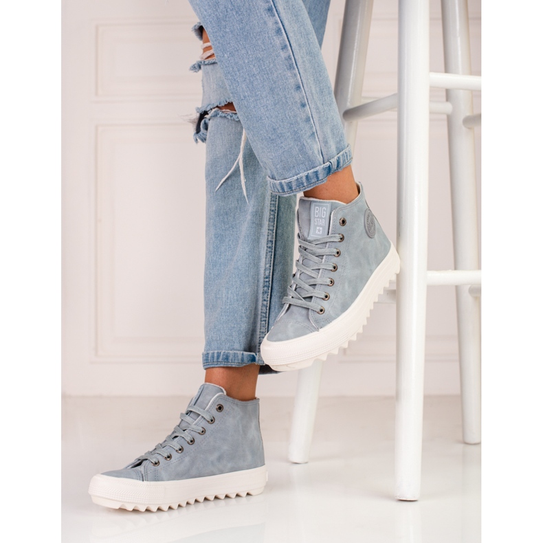 Zapatillas de mujer Big Star EE274115 azul 2