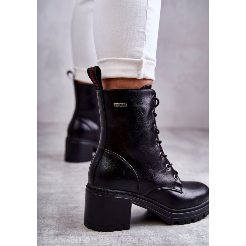 Vinceza Botas De Mujer Negras Cálidas Tacón Alto Grethe negro 2 Vinceza Botas De Mujer Negras Cálidas Tacón Alto Grethe negro 2