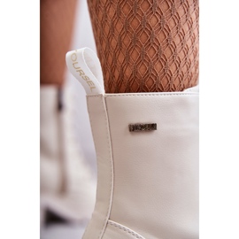 Vinceza Botas Calientes De Mujer Con Tacón Alto Beige Claro Grethe 5