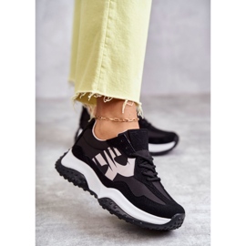 Vinceza Deportivas mujer atadas negras Tolea negro 1