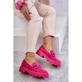 Vinceza Zapatos de gamuza de mujer en la plataforma Gunn rosa rosado 6