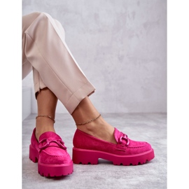 Vinceza Zapatos de gamuza de mujer en la plataforma Gunn rosa rosado 7