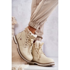 PE1 Botas Calientes Mujer Trappers Beige Liv 5