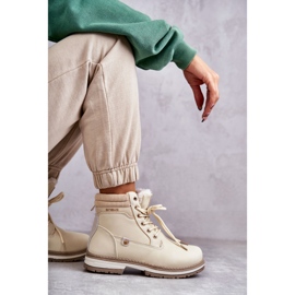 PE1 Botas Calientes Mujer Trappers Beige Liv 10