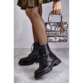 PJ1 Botas Cálidas De Mujer Negras Con Canalé Helia negro 2