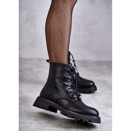 PJ1 Botas Cálidas De Mujer Negras Con Canalé Helia negro 5