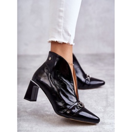 Botas de cuero en un poste Maciejka Negro 05262-01 1 Botas de cuero en un poste Maciejka Negro 05262-01 1