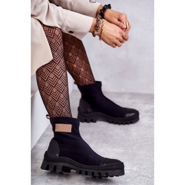Botas de tela mujer Nicole 2703 Negro 10