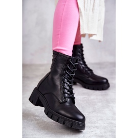 Vinceza Botas de cuero con cremallera Tonje negra negro 1