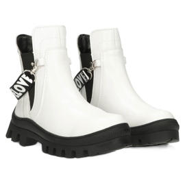 Slip de moda femenino -botas Filippo DBT3927 White blanco 3 Slip de moda femenino -botas Filippo DBT3927 White blanco 3