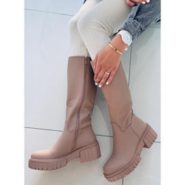 Botas de mujer Grande Caqui beige 3