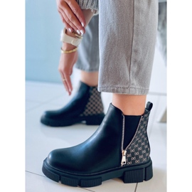 BM Botas Ariana Black Jodhpur negro 3