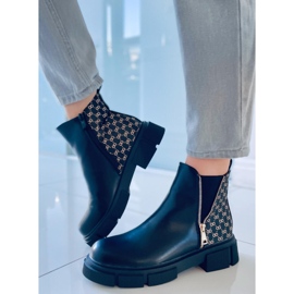 BM Botas Ariana Black Jodhpur negro 4