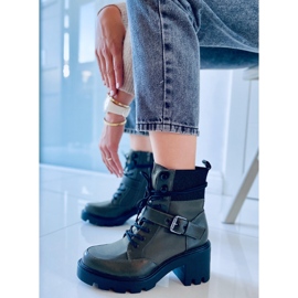 Botines tacón cordones Brooks DK.VERDE 2 Botines tacón cordones Brooks DK.VERDE 2