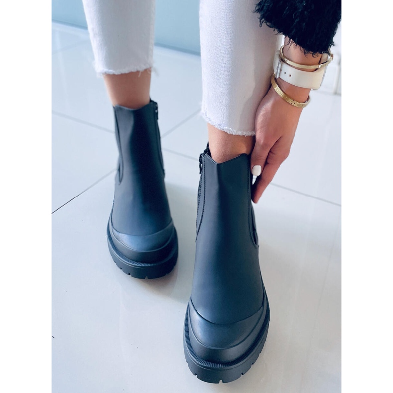 Botas Carey Jodhpur negras negro 1