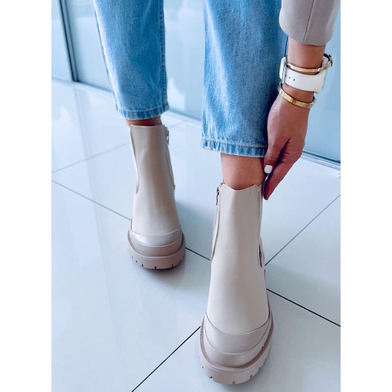 Botines Carey Beige Jodhpur 1