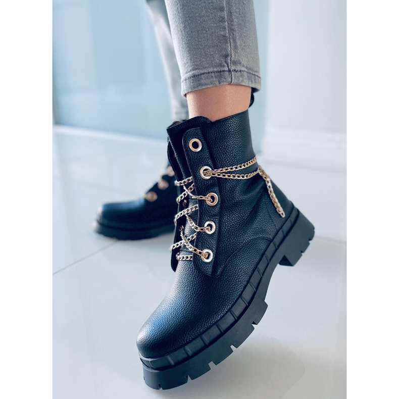Botas con cordones de Lohan Black negro 2 Botas con cordones de Lohan Black negro 2