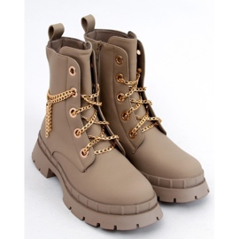 Botas con cordones Lohan Albaricoque beige 5