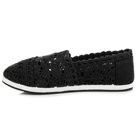 Seastar Slipons de encaje negro 2 Seastar Slipons de encaje negro 2