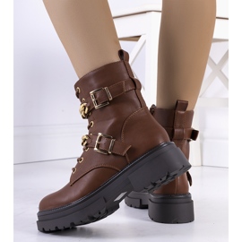 Botas marrones con cadenas Corinna marrón 2