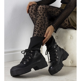 Botas de montaña de mujer Passo negras negro 2