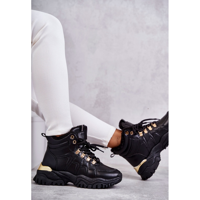 BM Trappers negros aislados Hareshaw para mujer 2