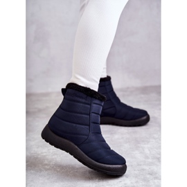 Botas nieve cálidas mujer azul marino Mezyss 1