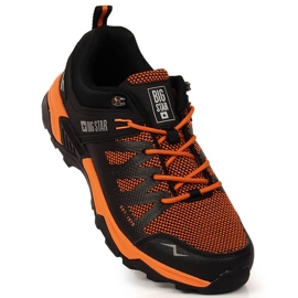 Deportivas de trekking para hombre Big Star negras y naranjas negro 1