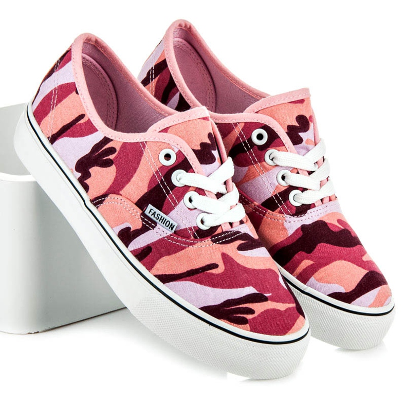 L&H zapatillas Camo con cordones multicolor 1