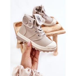 FB3 Zapatillas Altas Infantiles Tobby Gris beige 1