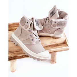 FB3 Zapatillas Altas Infantiles Tobby Gris beige 3