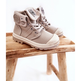 FB3 Zapatillas Altas Infantiles Tobby Gris beige 5