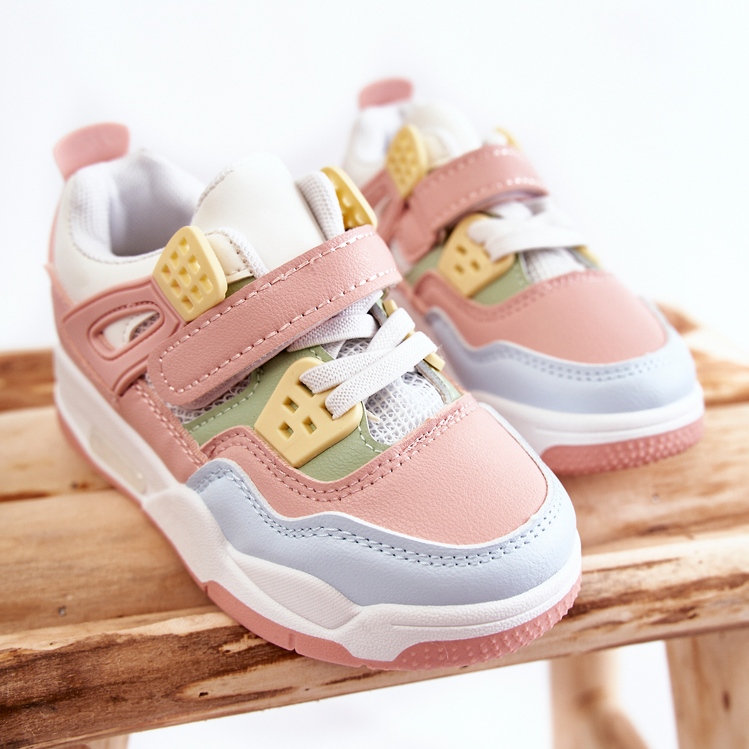 FR1 Deportivas Infantiles Piel Marisa Multicolor azul rosado verde 1 FR1 Deportivas Infantiles Piel Marisa Multicolor azul rosado verde 1