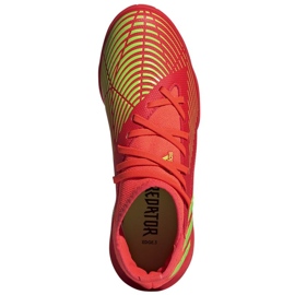 Botas de fútbol adidas Predator Edge.3 In Jr GV8510 rojo naranjas y tintos 2