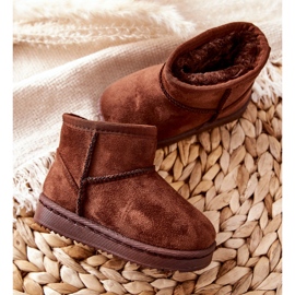 FR1 Botas cálidas para niños Botas para la nieve Brown Gooby marrón 3
